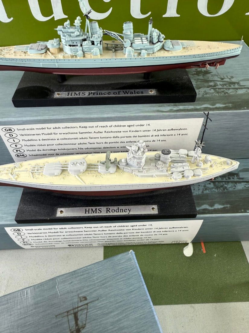 Collection of Atlas Legendary Warships WWII- British Ships - 3