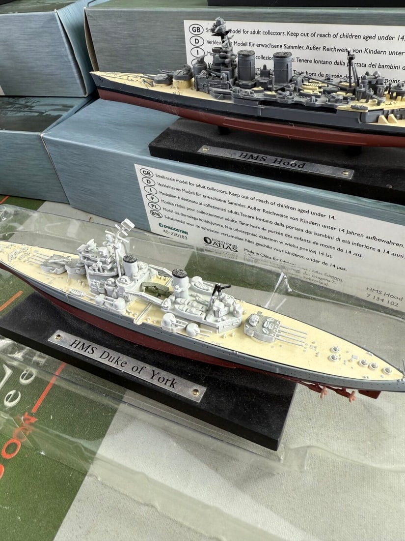 Collection of Atlas Legendary Warships WWII- British Ships - 7