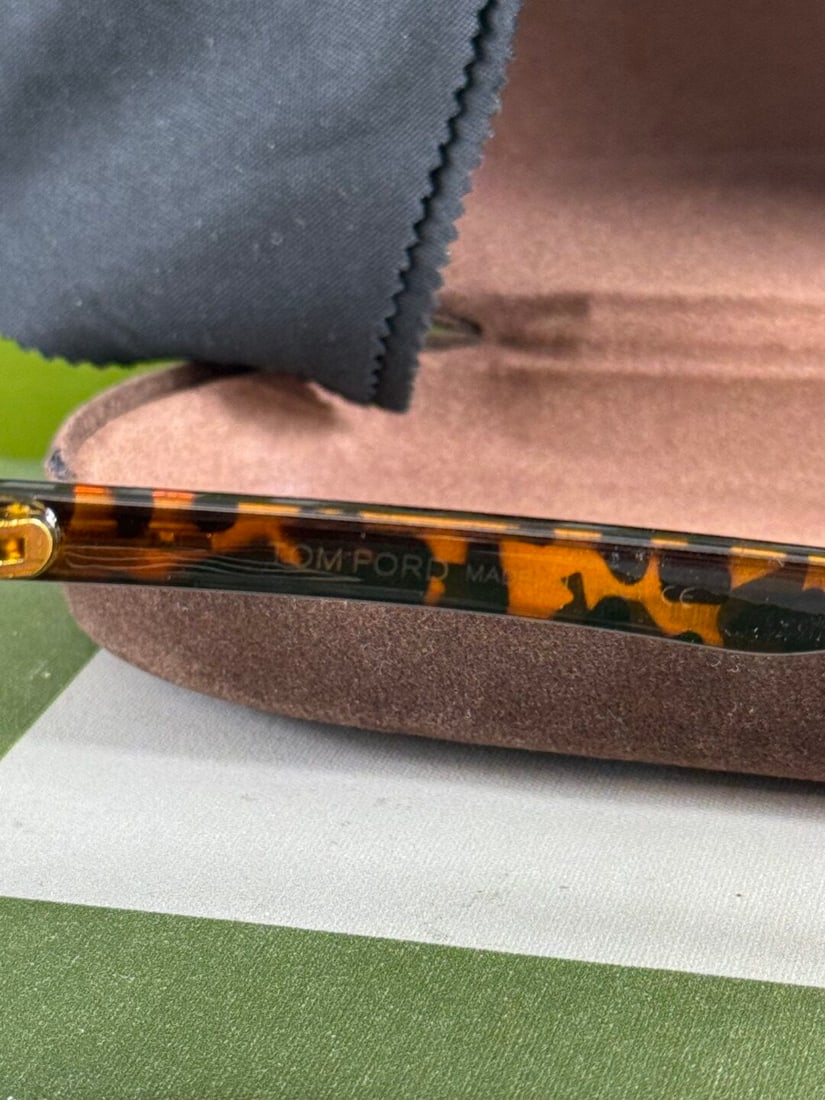 Tom Ford Tortoise Brown Square Frame 45mm Sunglasses - 4