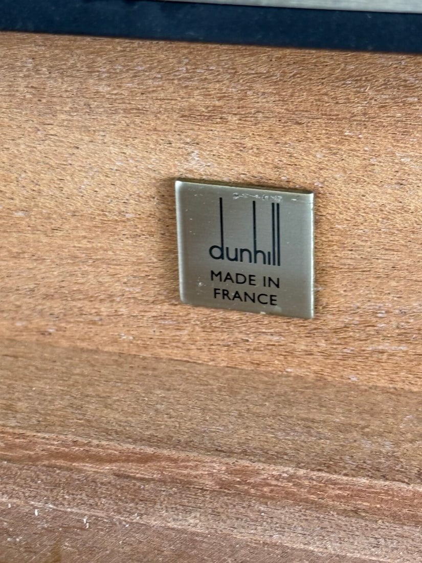 Alfred Dunhill `White Spot` Cigar Humidor+ Davidoff Winston Churchill Sealed Cigars x3 - 6