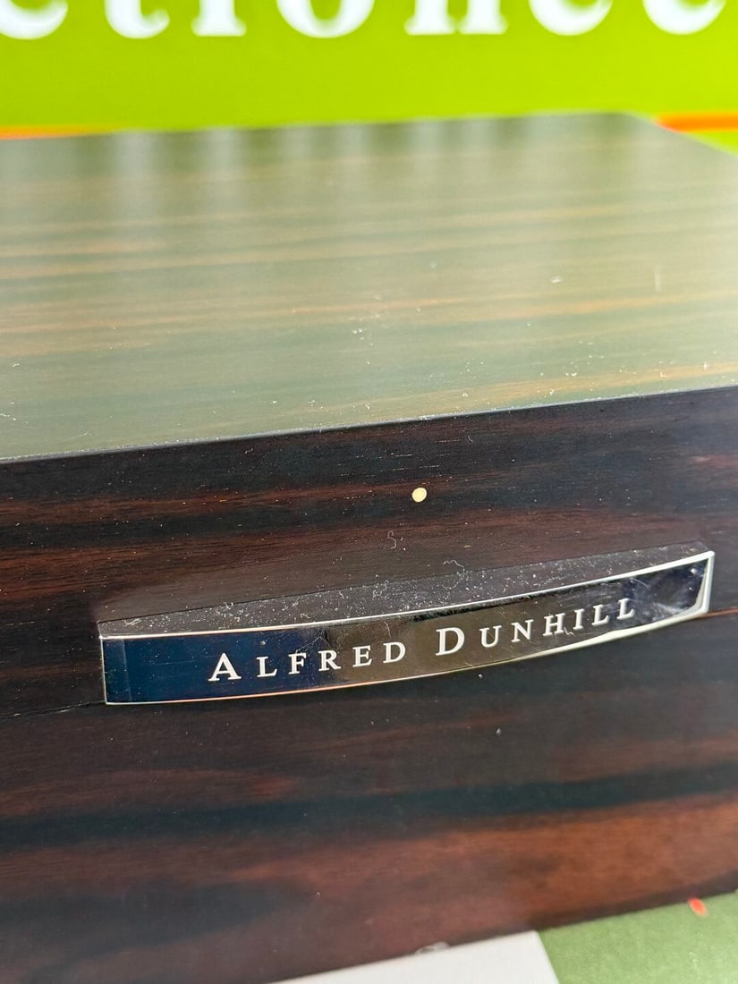 Alfred Dunhill `White Spot` Cigar Humidor+ Davidoff Winston Churchill Sealed Cigars x3 - 7