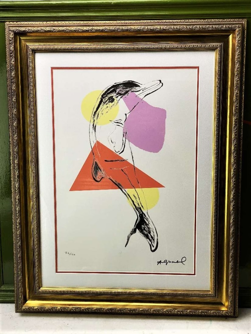 Andy Warhol (1928-1987) Dolphin Ltd Edition of Lithograph - 6
