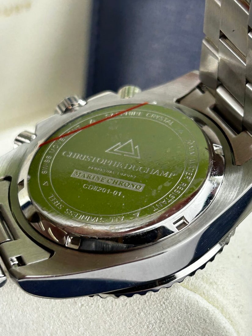 Christophe Duchamp Marine Chrono Gents Watch -Rrp £1795 - 3