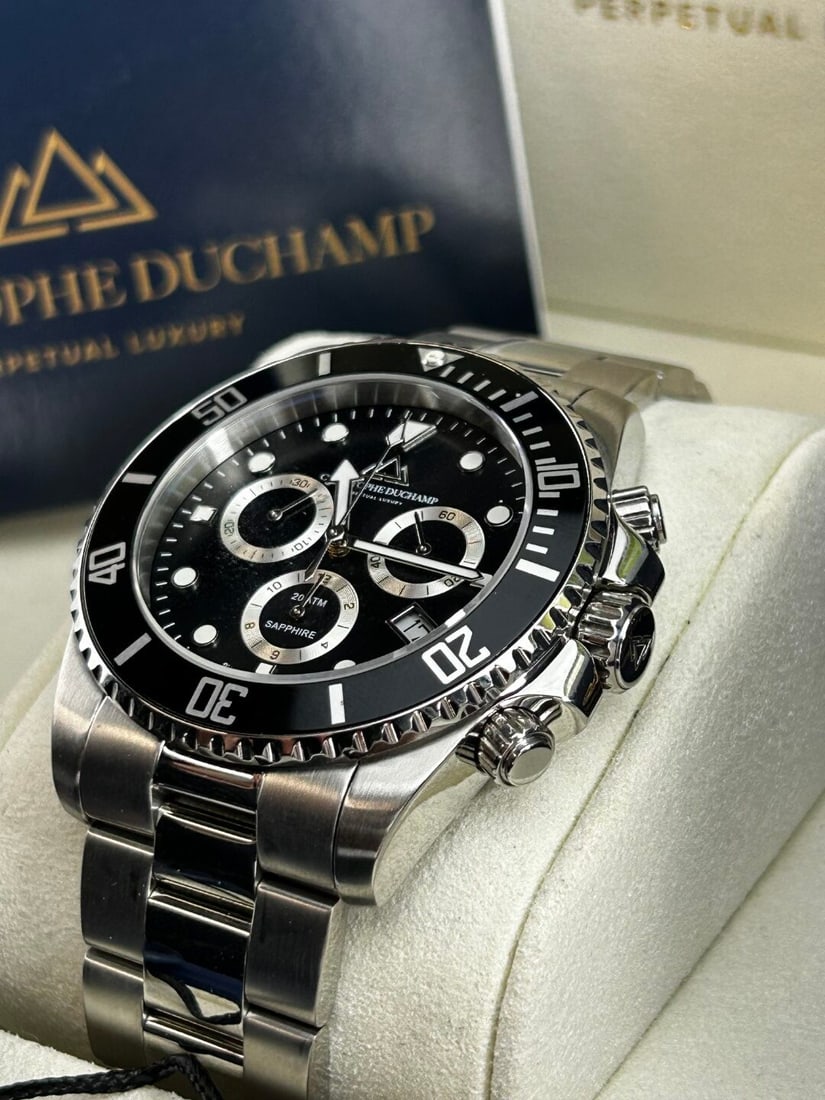 Christophe Duchamp Marine Chrono Gents Watch -Rrp £1795 - 5