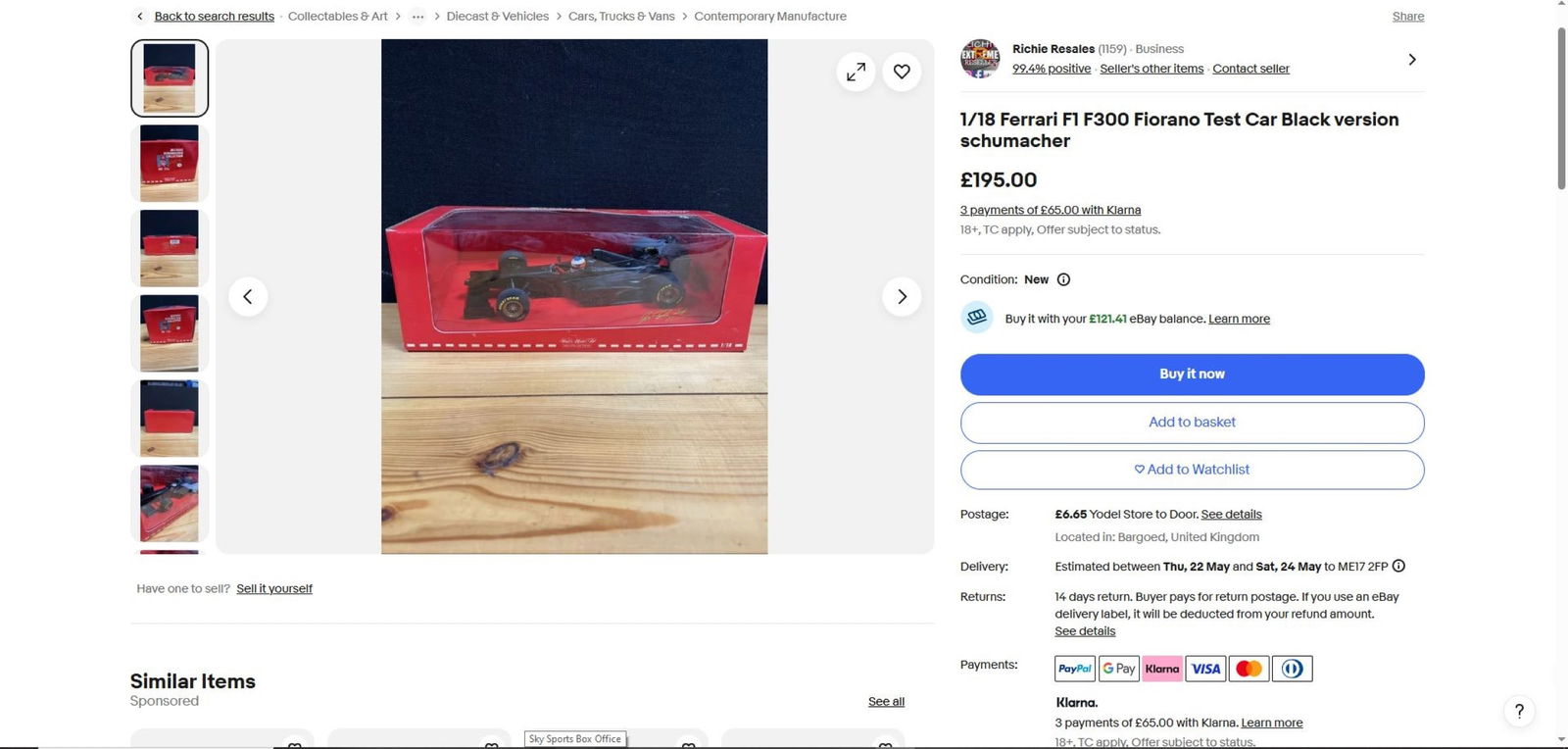 Michael Schumacher Collection 1:18 Ferrari Test Car Fiorano - 9