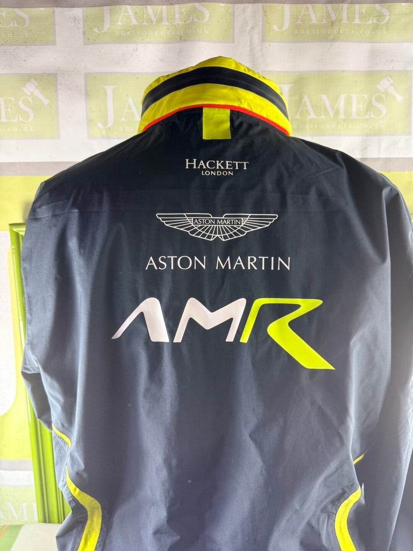 Aston Martin Official Merchandise Racing Waterproof Racing Paddock Jacket - 8