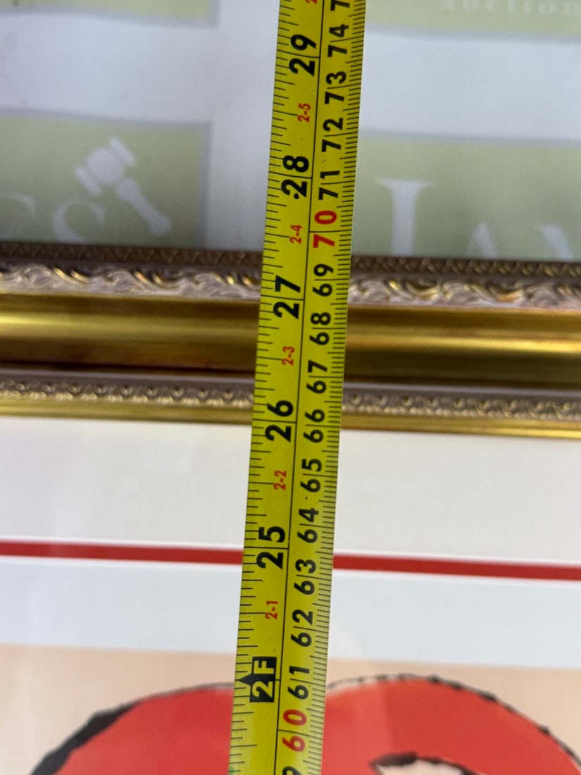 Andy Warhol-(1928-1987) `Orange Sam` Numbered Lithograph #50 /100 - 6