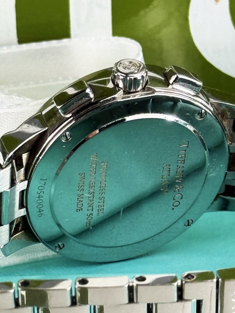 Tiffany & Co Atlas Chronograph Unisex Watch - 4