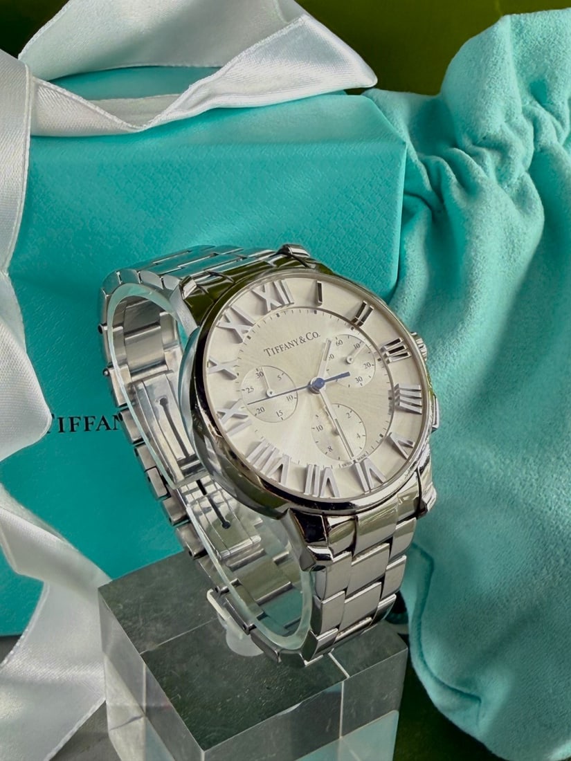 Tiffany & Co Atlas Chronograph Unisex Watch - 5