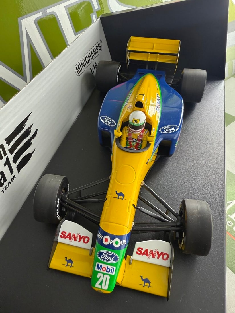 Minichamp 1:18 Benetton Ford B191 (M. Schumacher) 1991 - 5