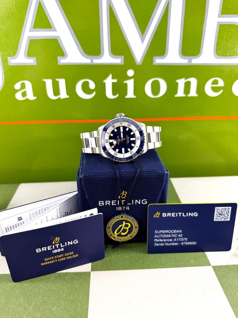 Breitling Superocean Automatic 42 Ceramic/ Steel A17375 Gent`s Watch Rrp £4600 - 3
