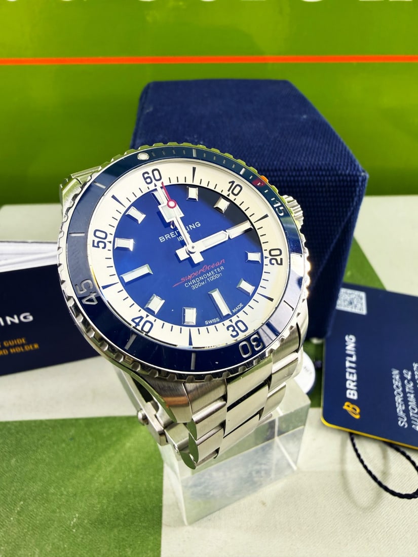 Breitling Superocean Automatic 42 Ceramic/ Steel A17375 Gent`s Watch Rrp £4600 - 6