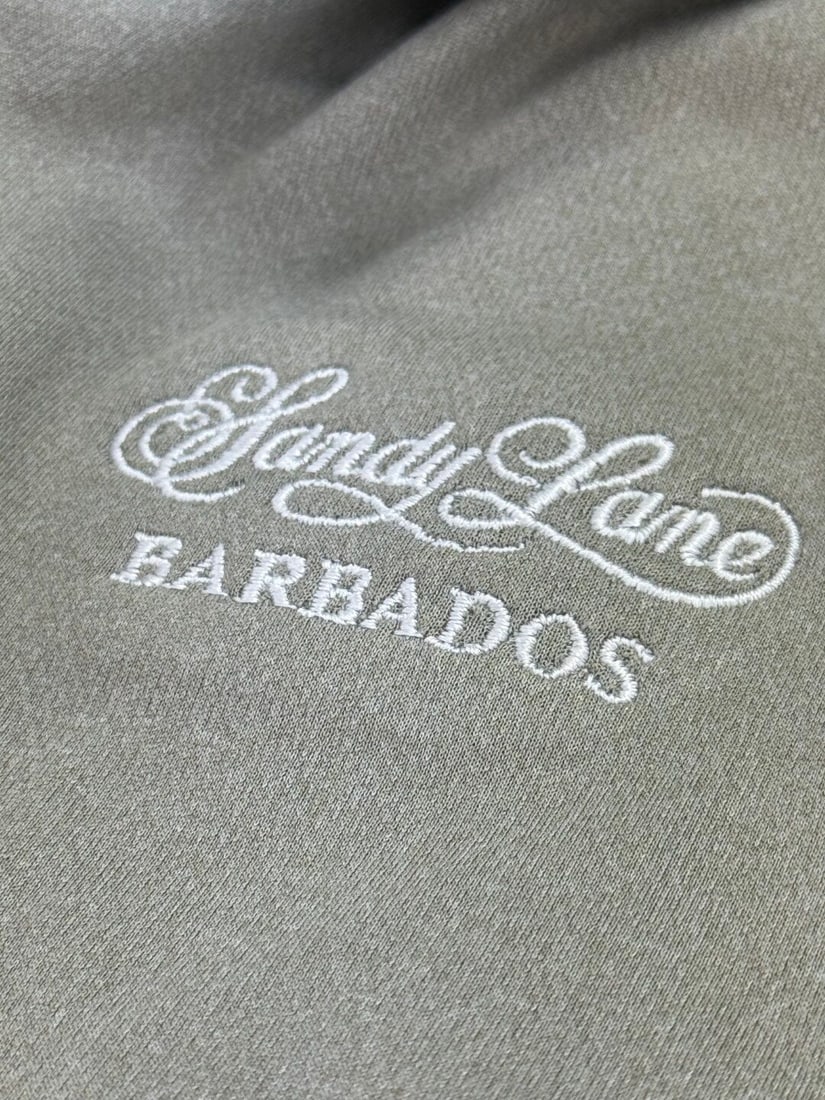 Sandy Lane Barbados Famous Hotel & Golf Course Gent`s Addidas Gold Polo Shirt Size large - 4