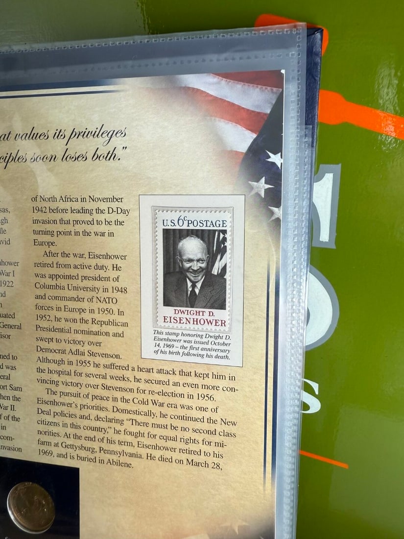 Danbury Mint The United States Presidents Coin & Stamp Collection, Vol I and Vol II, - 8