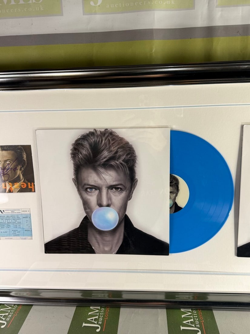 David Bowie One Of A Kind Signed Cd/Vinyl Pop Framed Montage - 3