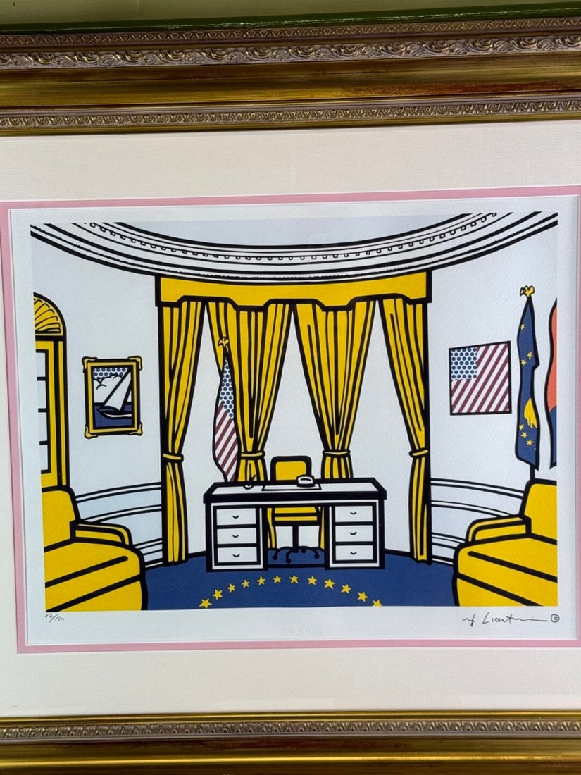 Roy Lichenstein (1923-1997) The Oval Office 1992 - 6
