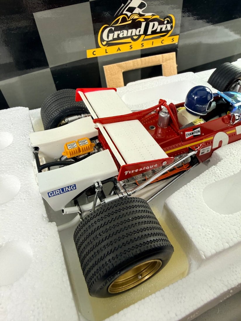 Exoto 1:18 97064 1970 Ferrari 312B 1970 GP Belgium Jacky Ickx #27-Super rare! - 2