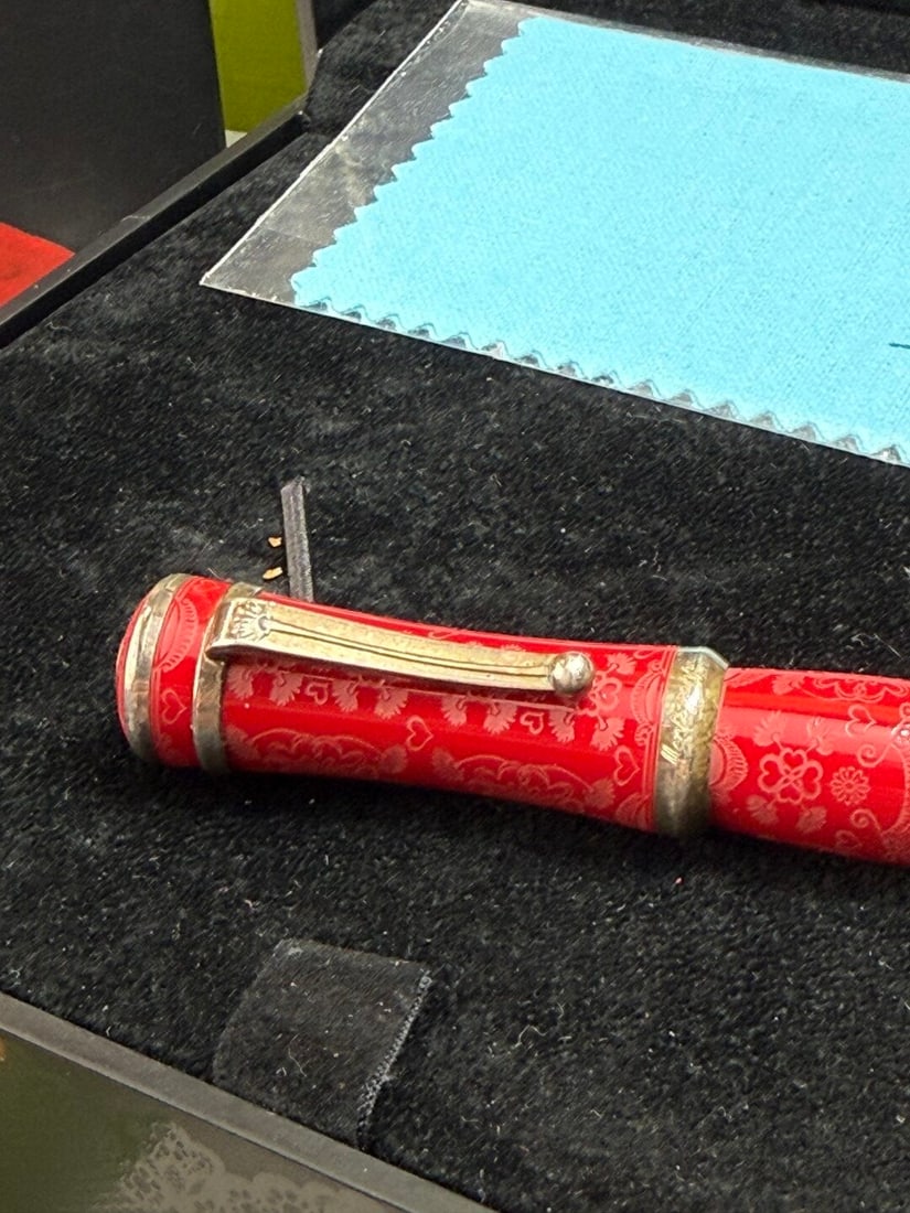 Montegrappa-Sophia Loren Limited Edition Rollerball Pen with Box and Papers Rrp £1900 - 8