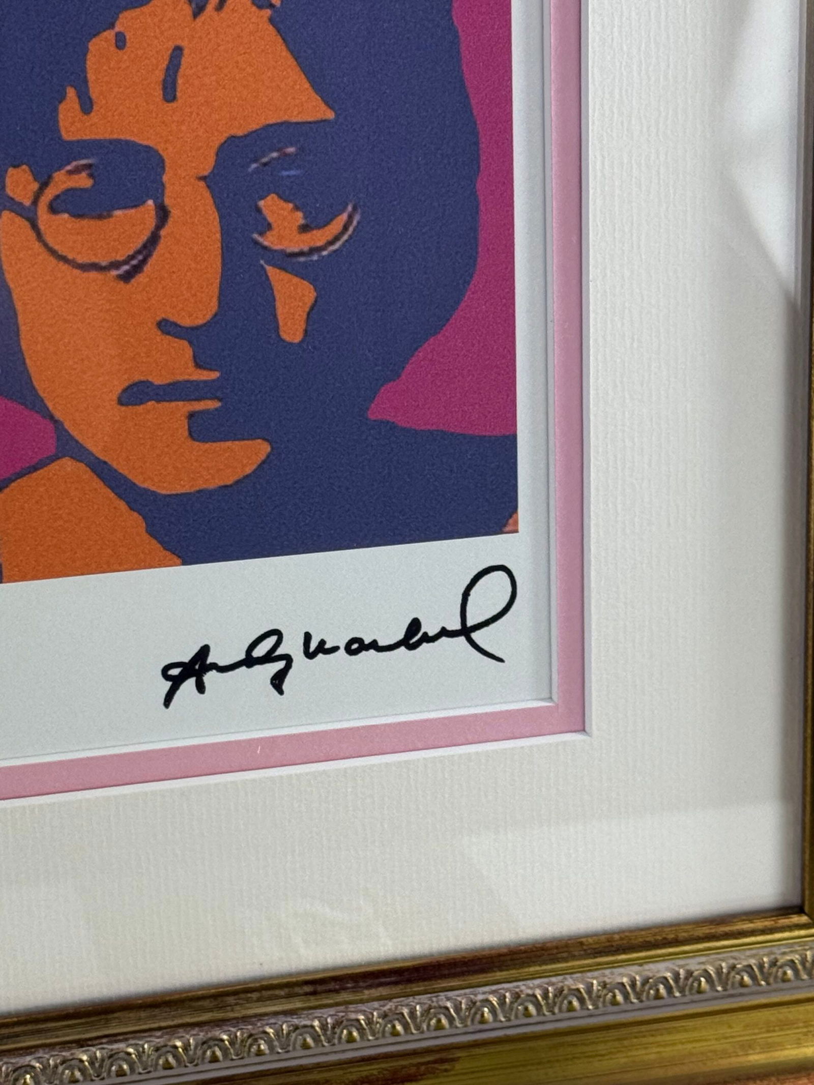 Andy Warhol (1928-1987) John Lennon 77/100 Face Numbered Lithograph - 7