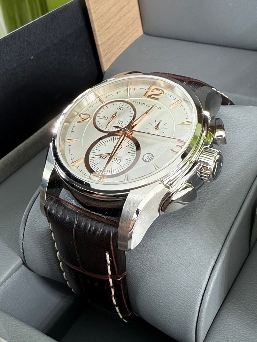 Hamilton Jazzmaster Rose Gold Chronograph Edition - 3