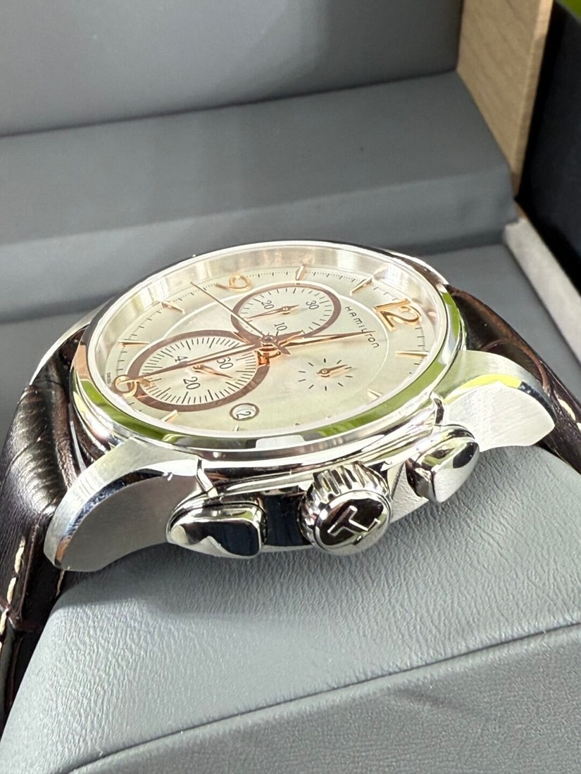 Hamilton Jazzmaster Rose Gold Chronograph Edition - 4