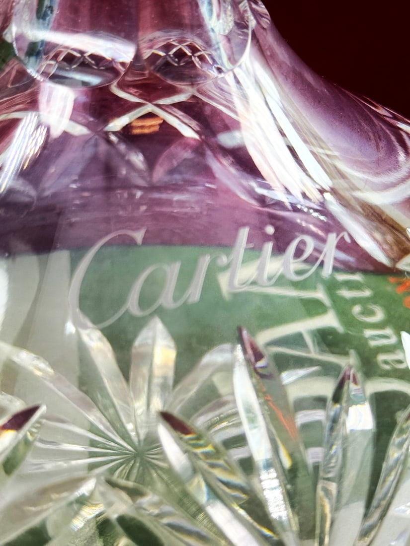 Cartier Paris Crystal Decanter -`The Roxburghe` Golfing Trophy Edition - 2