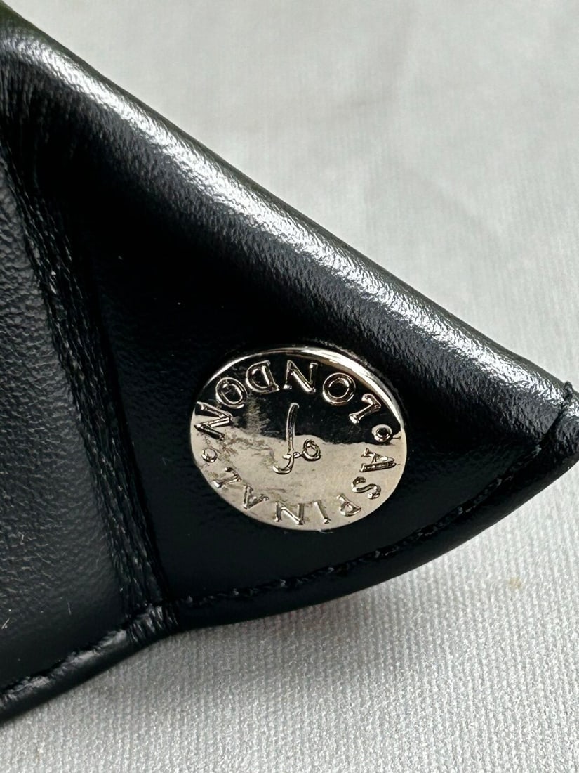 Aspinal of London- Leather Grain Finish Trinket Tray- Unused Example - 6