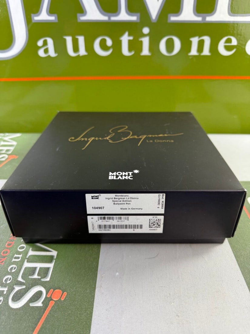 Montblanc Ingrid Bergman La Donna Special Edition Ballpoint Pen. 104907 Amethyst Stone Example - 3
