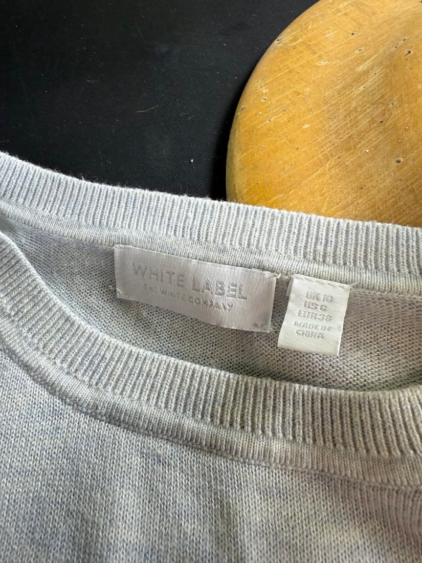 The White Company Ladies White Label Thin Summer Jumper-Size sml - 2