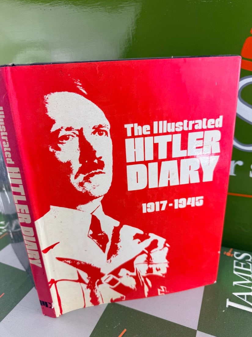 WW II Historical Hitler Diary Hardback Book: WW II Historical Hitler Diary Hardback Book, private vendor collection.