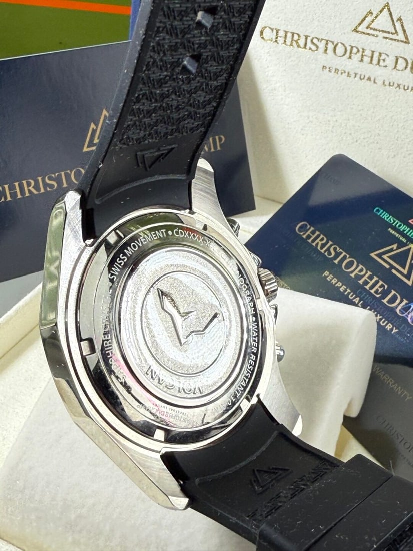 Christophe Duchamp Gent`s Vulcan Chronograph Watch Rrp £2150 - 7
