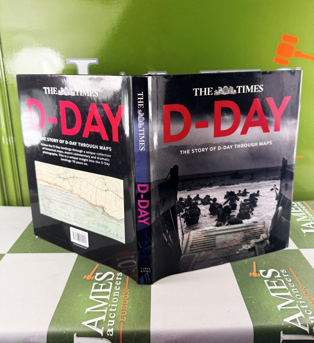 The Times-Story Of D-Day WWII Through Maps Hardback Book: The Times-Story Of D-Day Through Maps Hardback Book, private vendor collection