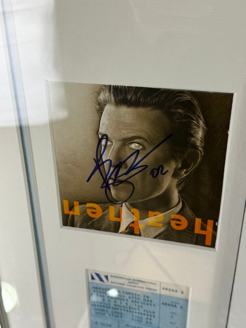 David Bowie One Of A Kind Signed Cd/Vinyl Pop Framed Montage - 6