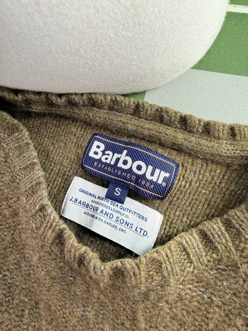Barbour Winter Wool Jumper Size S - 3