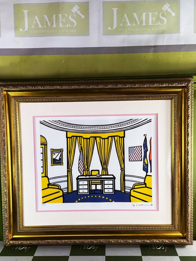 Roy Lichenstein (1923-1997) The Oval Office 1992 - 7