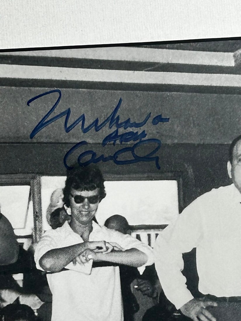 Muhammad Ali Signed Montage With Beatles Miami 1963 - 4