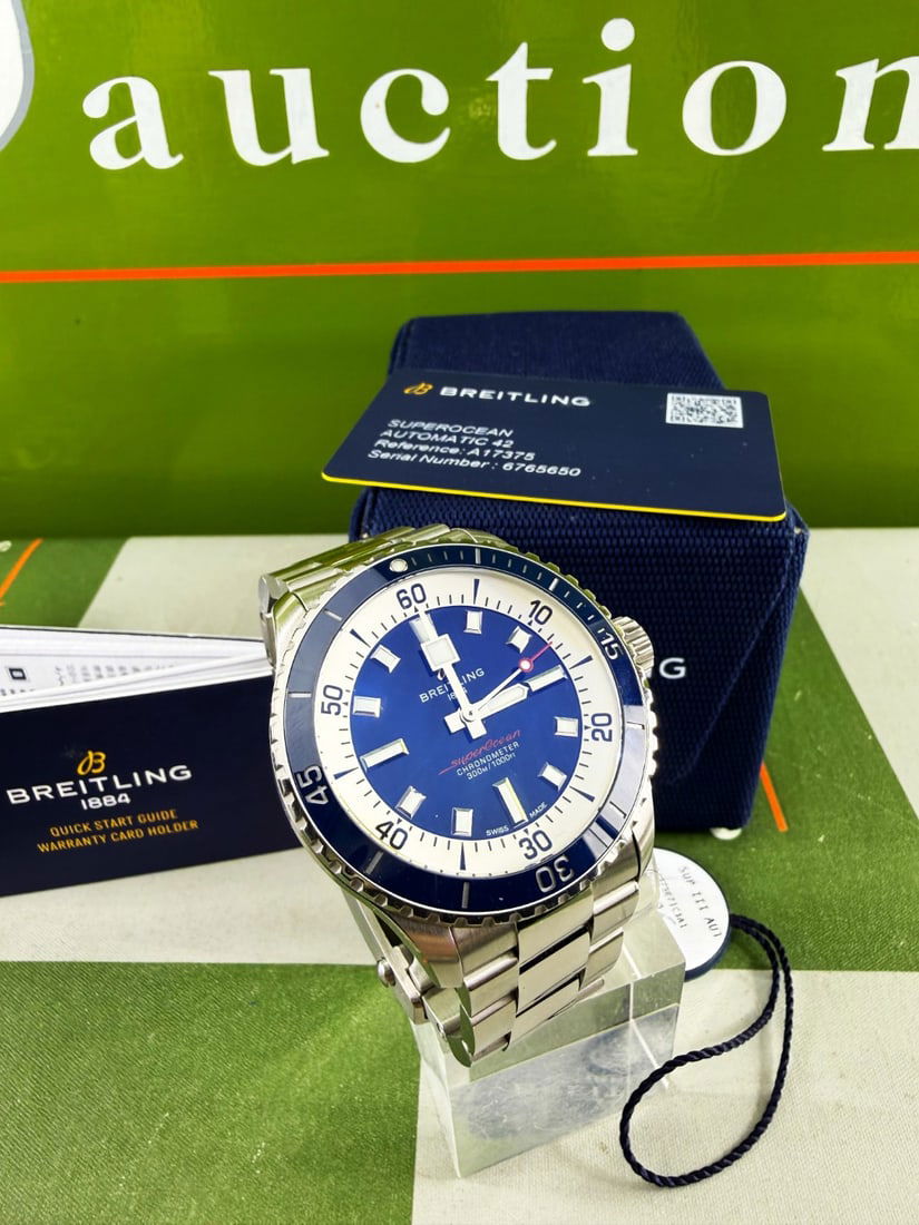 Breitling Superocean Automatic 42 Ceramic/ Steel A17375 Gent`s Watch Rrp £4600 - 8