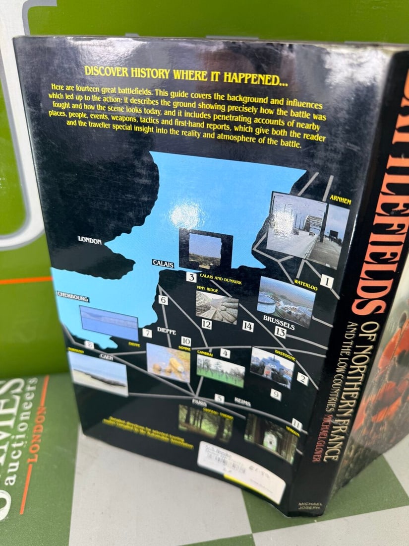 Hardback Book Guide To Battlefields Northern France WW-II - 2