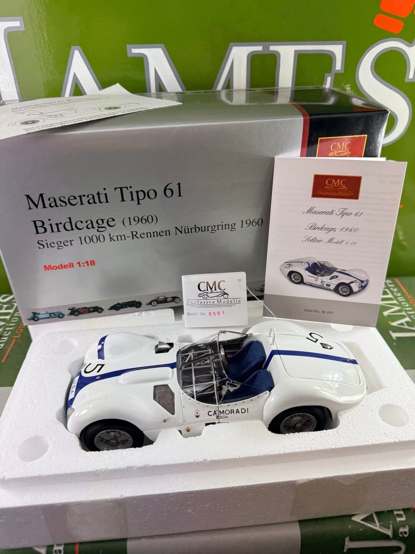 CMC M-047 1:18 Scale Maserati Tipo 61 Birdcage (1960).Mint Example - 11