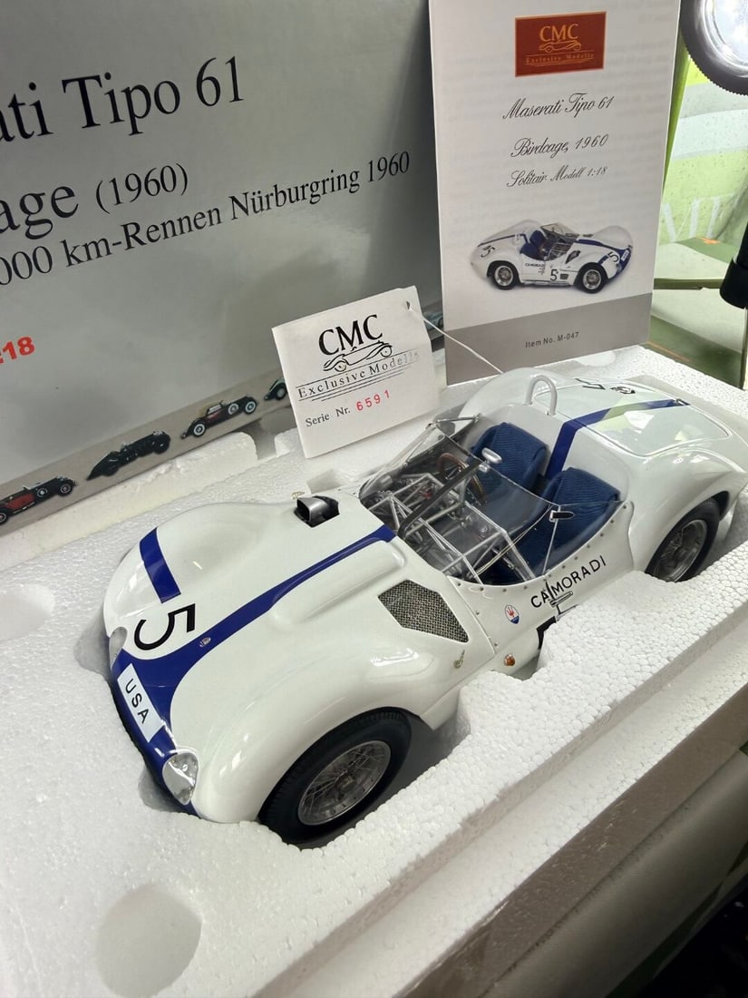 CMC M-047 1:18 Scale Maserati Tipo 61 Birdcage (1960).Mint Example - 3