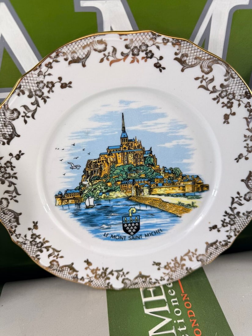 Vintage Porcelein Plates Garanti German RZB Design+Other - 2