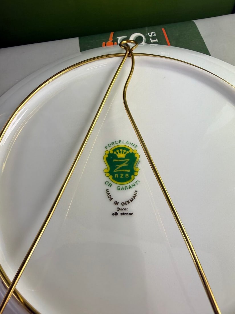 Vintage Porcelein Plates Garanti German RZB Design+Other - 4