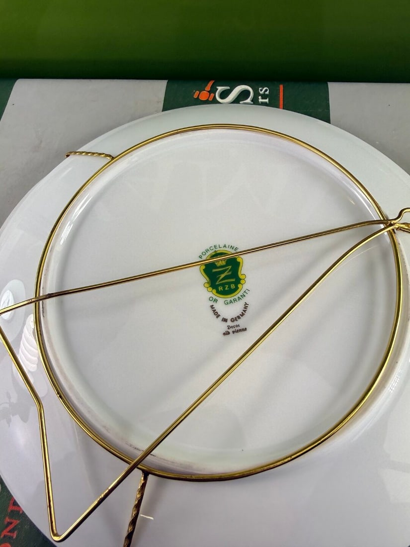 Vintage Porcelein Plates Garanti German RZB Design+Other - 6