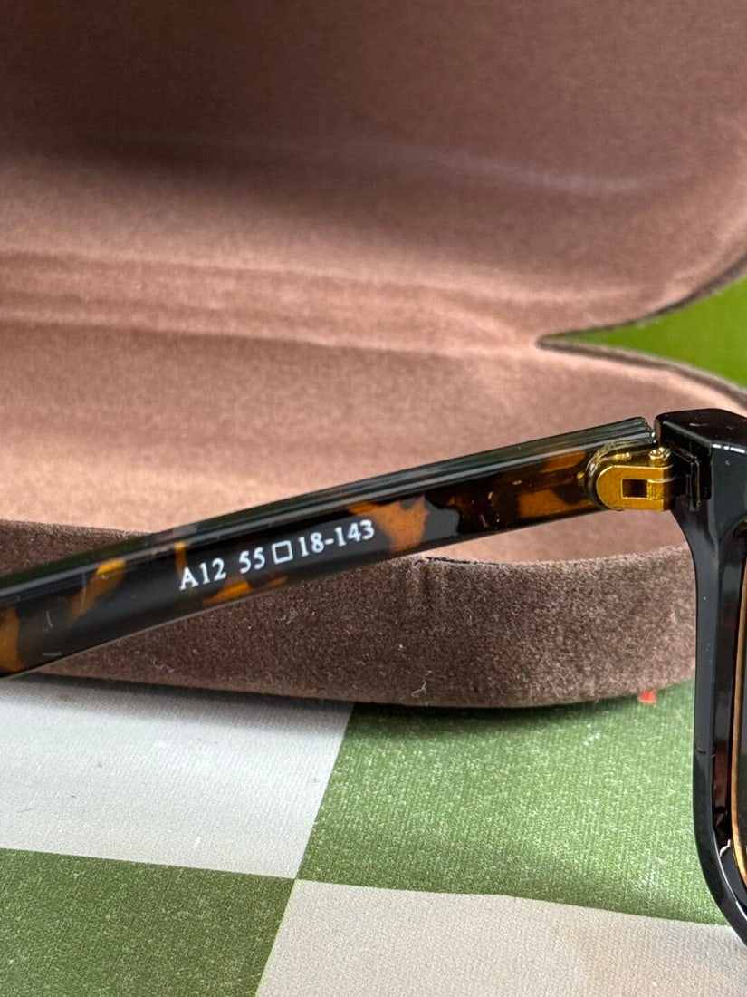 Tom Ford Tortoise Brown Square Frame 45mm Sunglasses - 5