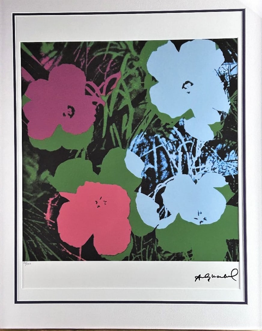 Andy Warhol (1928-1987) Flowers Lithograph - 3