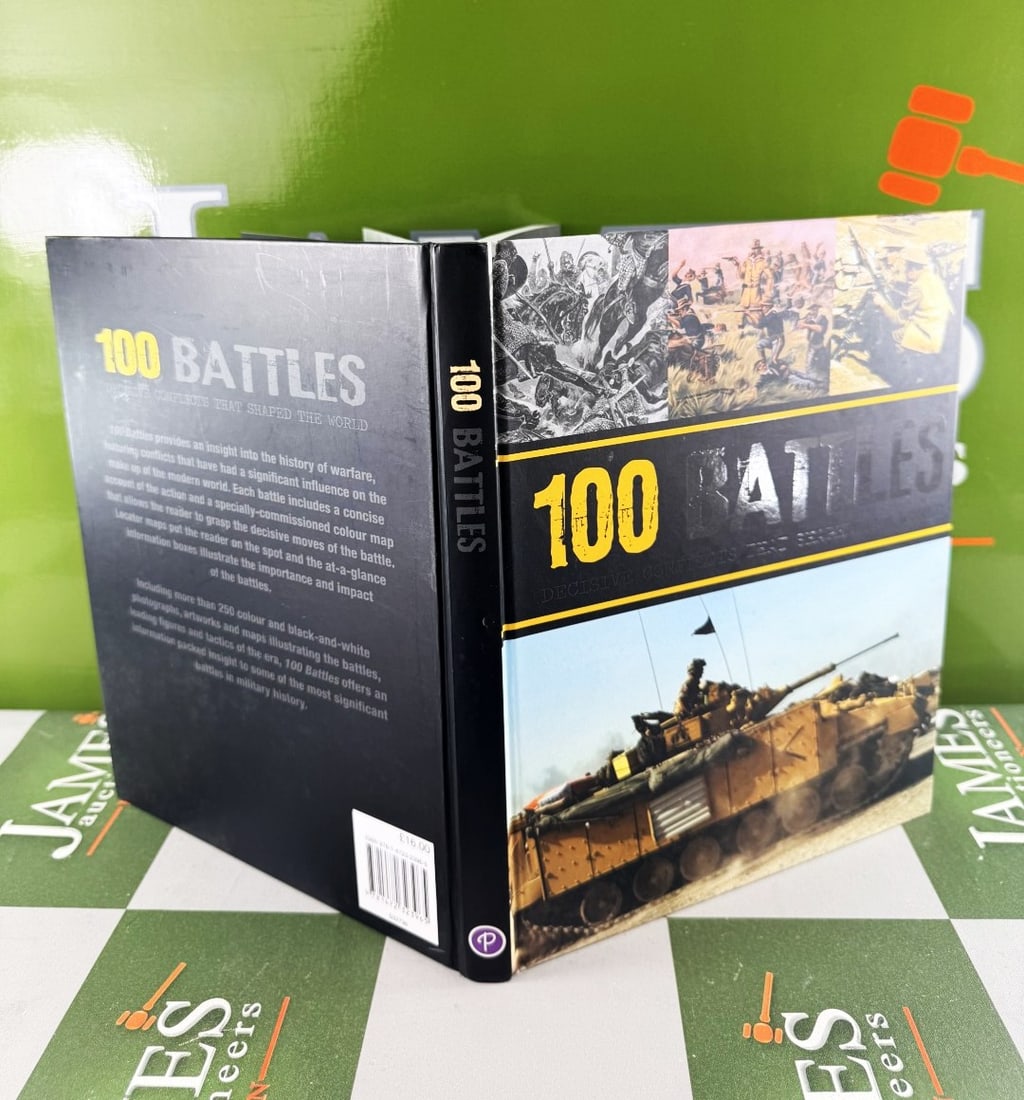 100 Battles That Shaped The World-Hardback Book: 100 Battles That Shaped The World-Hardback Book, private vendor collection