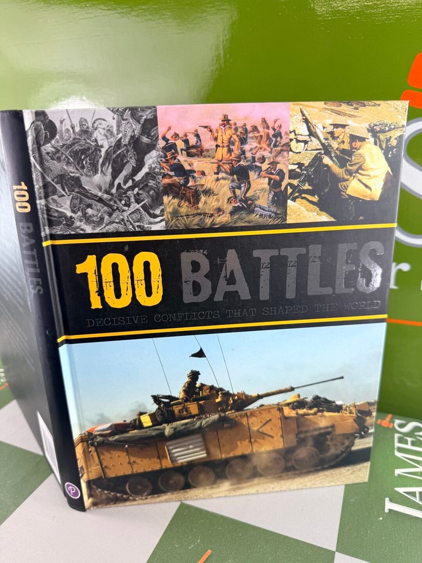 100 Battles That Shaped The World-Hardback Book - 2