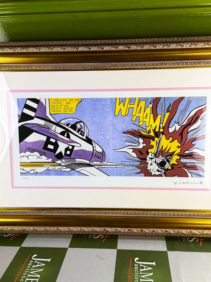 Roy Lichenstein (1923-1997) `Wham` #12/150 - 2