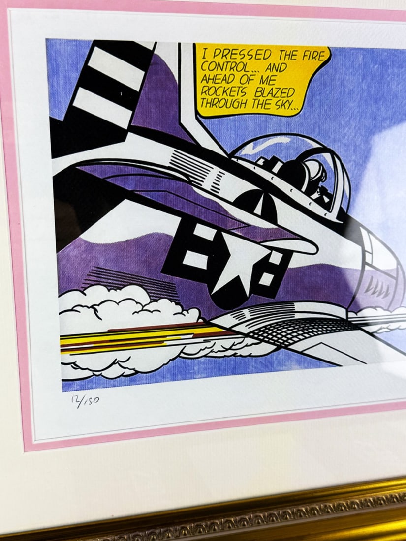 Roy Lichenstein (1923-1997) `Wham` #12/150 - 3