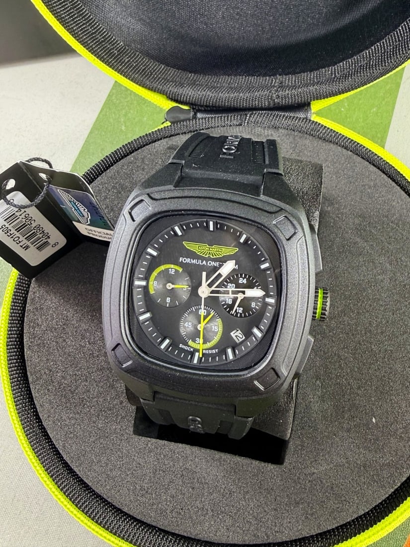 Aston Martin Official Merchandise VR W F1 Team Quartz Watch, 41 mm, Chronograph, - 4